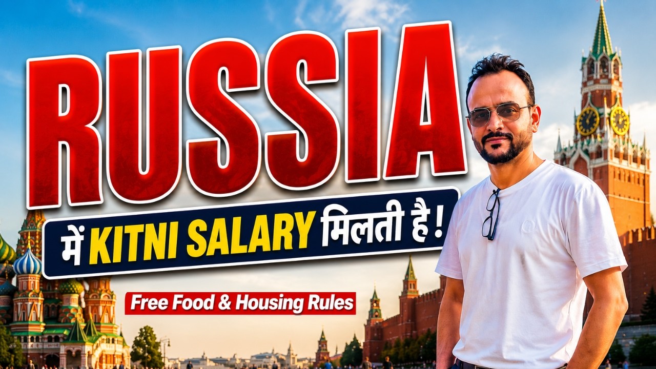 RUSSIA में KITNI SALARY मिलती है ! Free Food & Accommodation Rules | Russian Jobs for Indian 2026