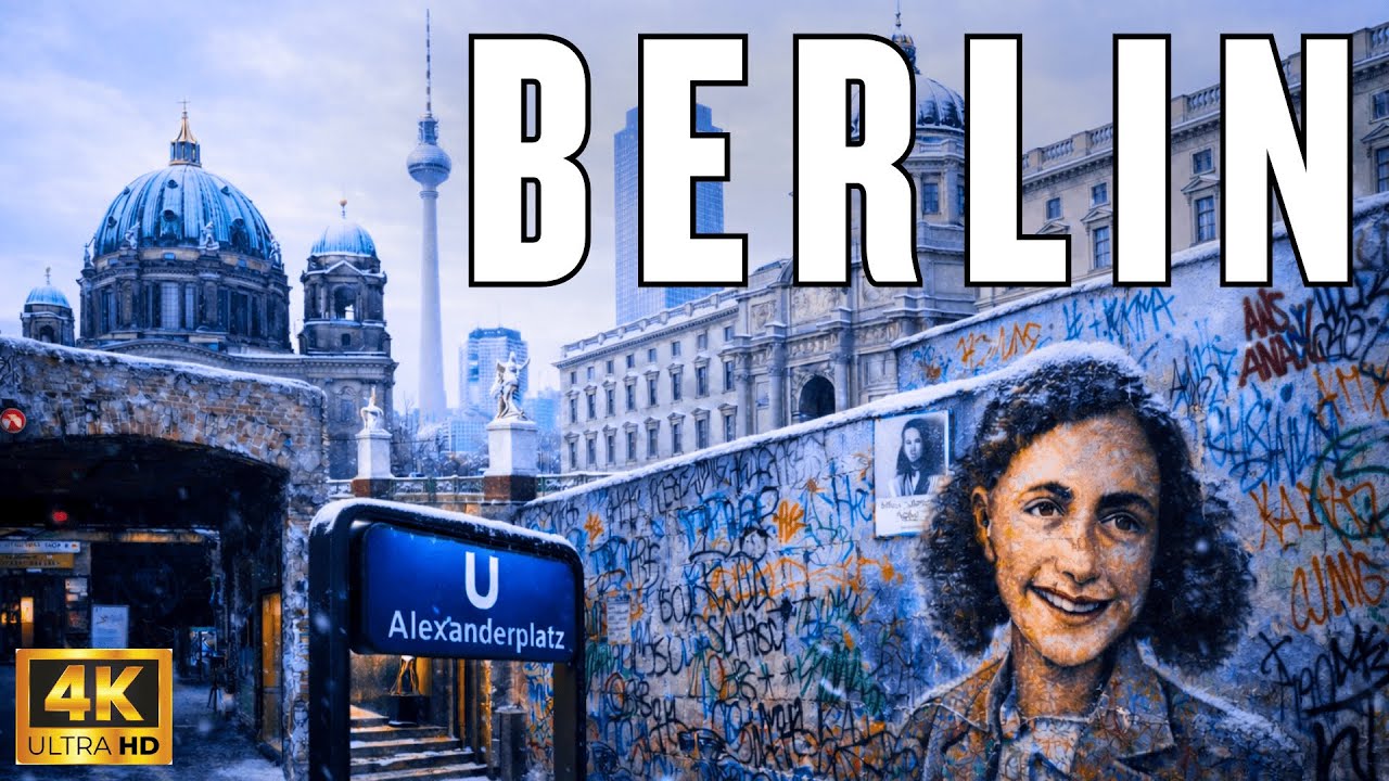 Berlin Walking Tour 4K 🇩🇪 | Winter in Berlin Mitte - Alexanderplatz to Hackescher Markt