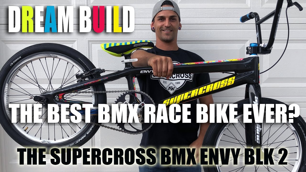 The Best BMX Racing Bike Ever?  - KJ Romero builds his new Supercross BMX Envy BLK 2 Dream Bike!