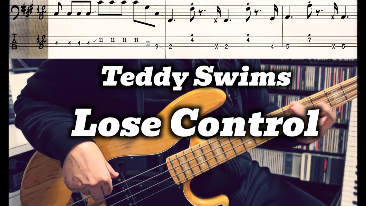 Teddy Swims - Lose Control (Bass Cover) TABS in Video | *Get the PDF on Patreon