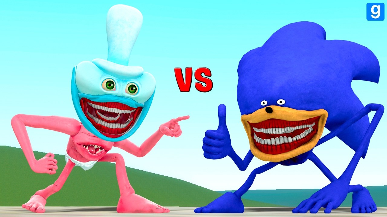 NEW SHIN BINKY DRINKY TAPES DARK PALS VS SHIN SONIC TAPES In Garry's Mod!
