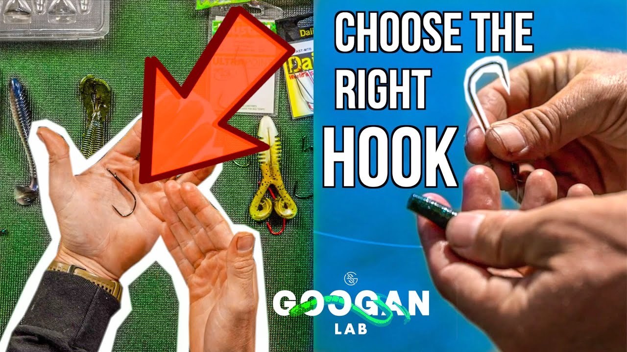 HOW TO CHOOSE The Correct FISHING HOOK For SOFT PLASTICS!
