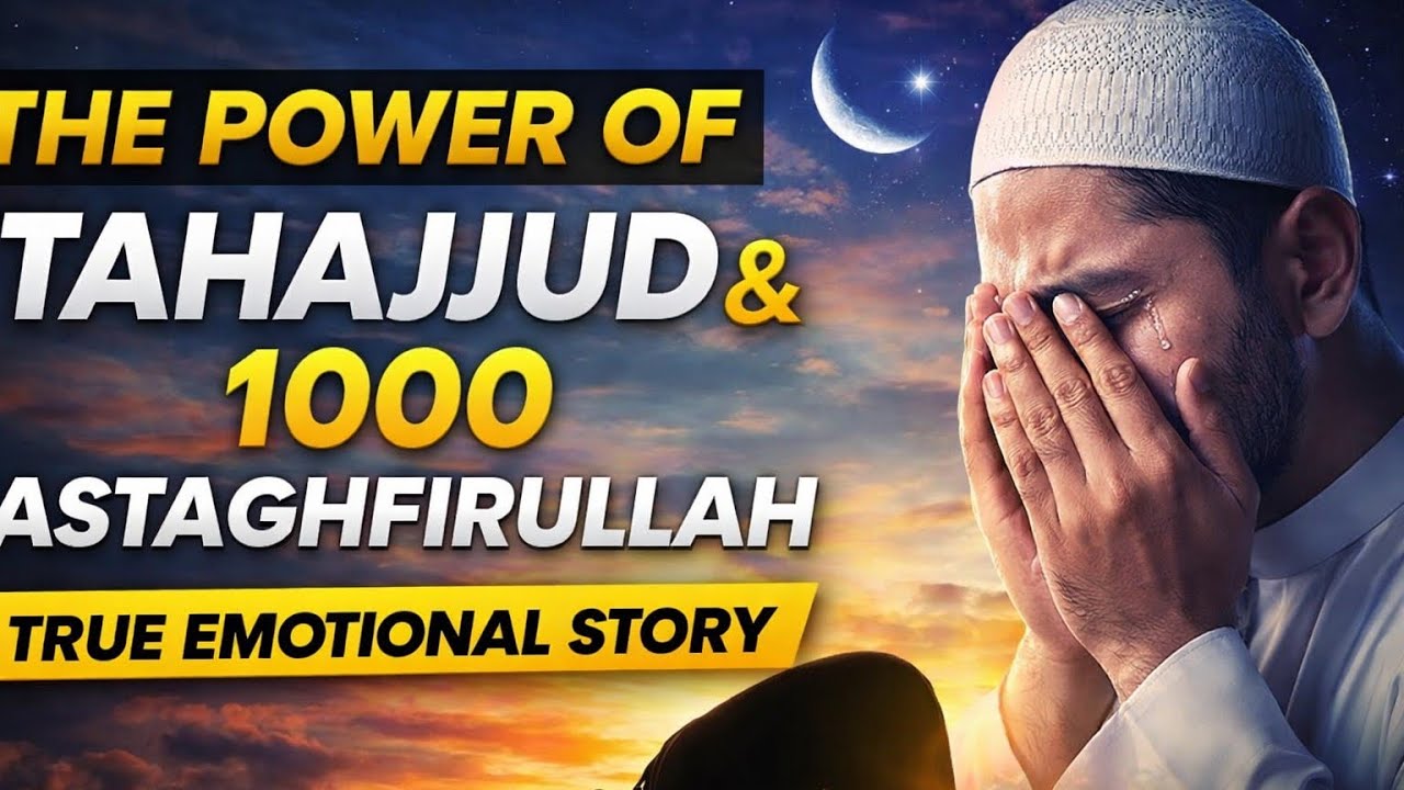  1000 Astaghfirullah The Power of Tahajjud  | True Emotional Story@BarakahBeacon08 