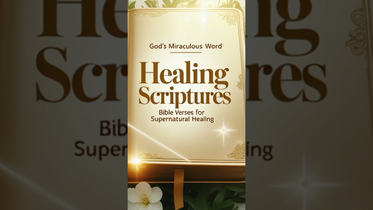 Healing scriptures | God's miraculous word | Bible verses for supernatural Healing