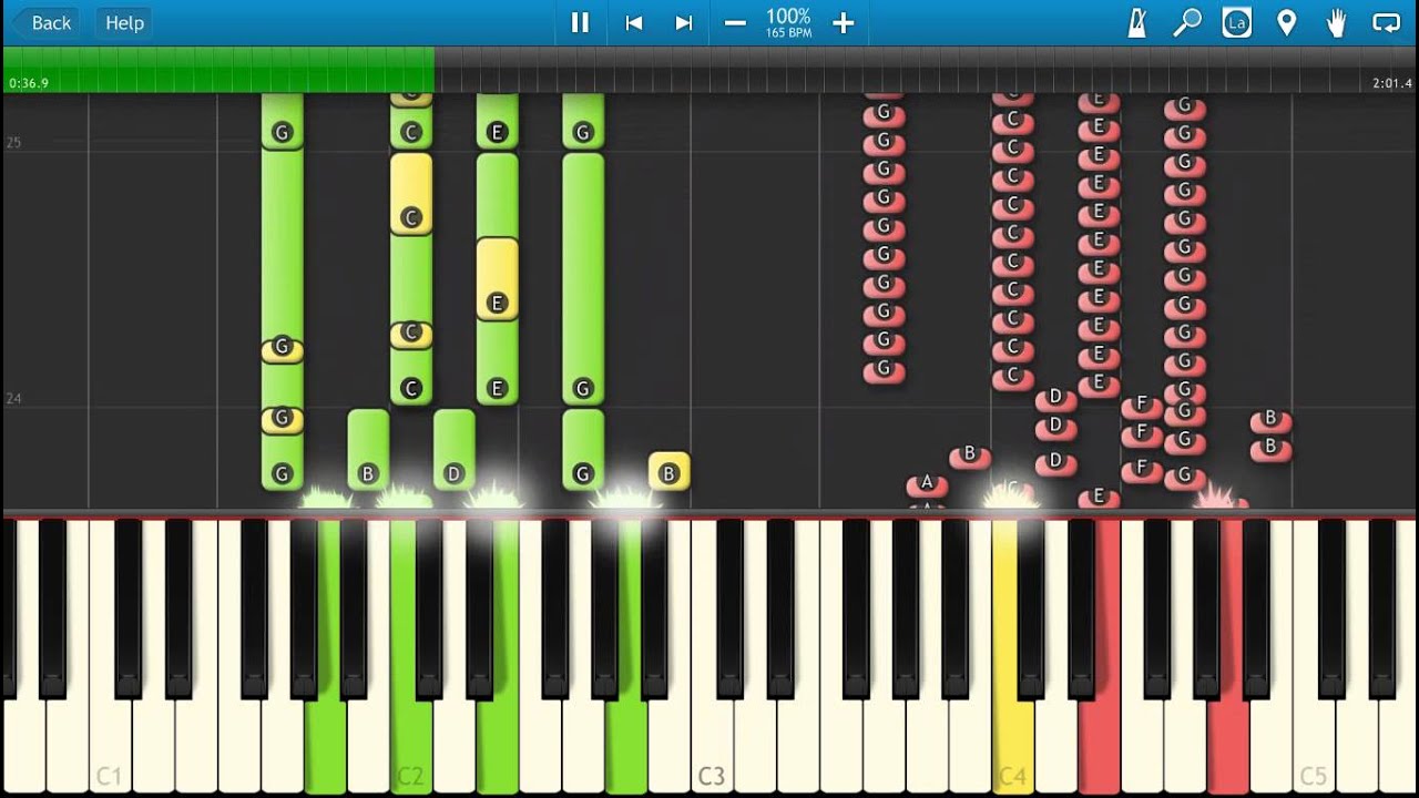 Wagner - Ride of the Valkyries Piano Tutorial - How to play - Synthesia Cover