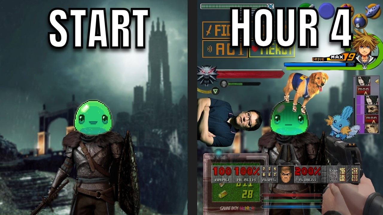 Dark Souls 2 But I Add a New HUD Every 10 Minutes