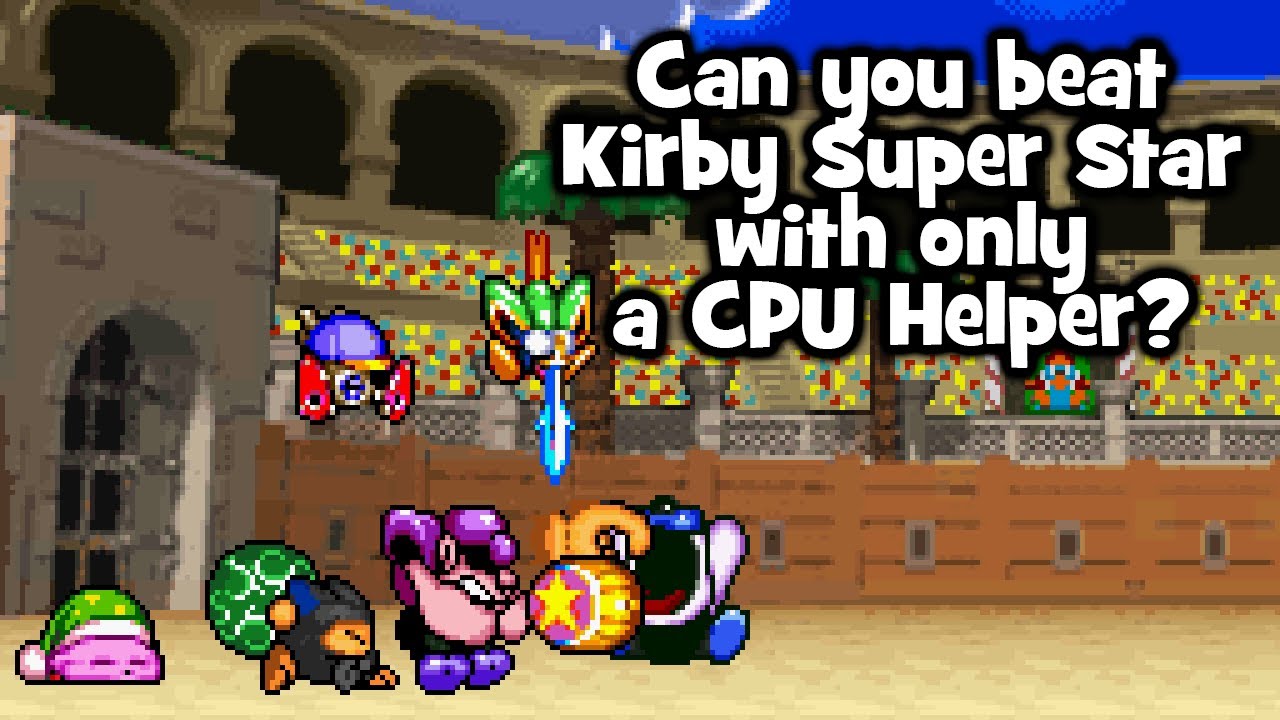 Is It Possible To Beat Kirby Super Star's Arena With Only A CPU Helper?