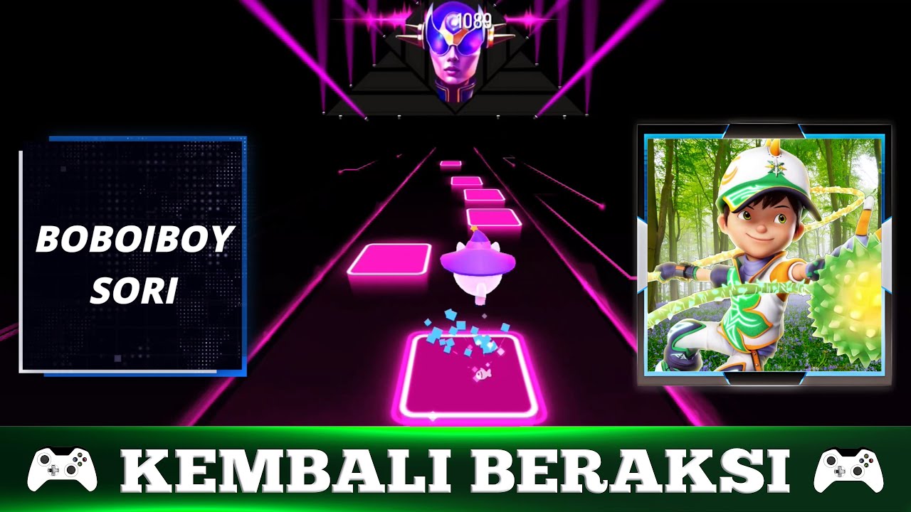 Tiles Hop: EDM Rush! - KEMBALI BERAKSI (Cover Parody) BoBoiBoy Galaxy 2 !!!