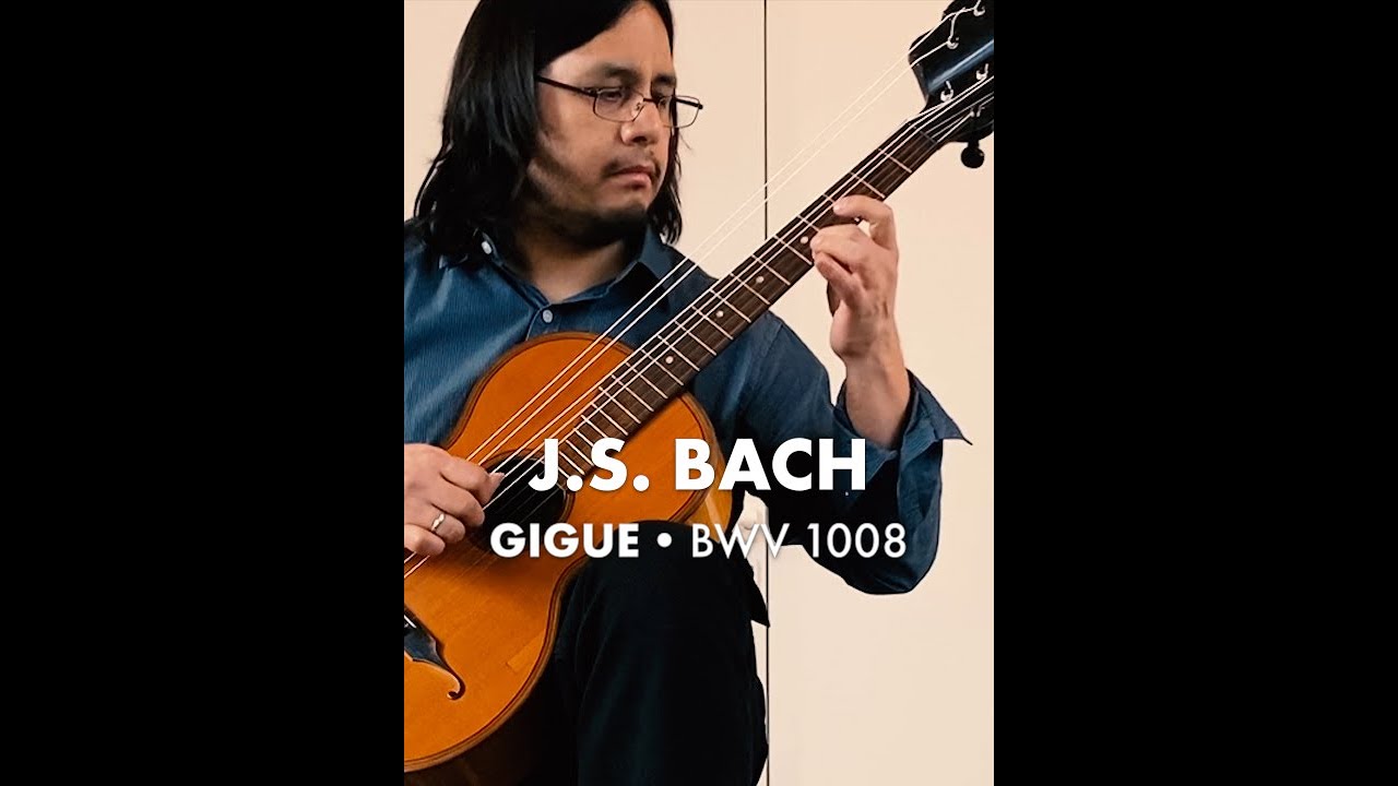 J.S. Bach: Gigue BWV 1008 - Gonzalo Manrique