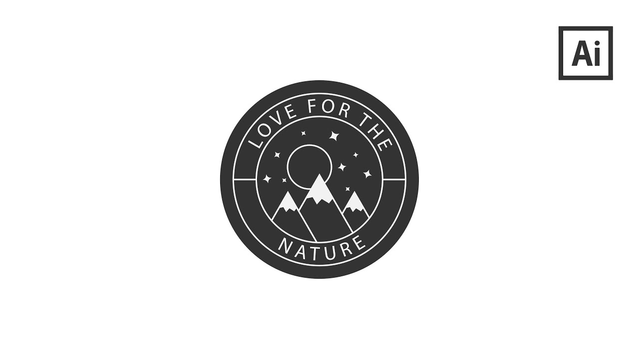 Emblem Badge Logo Design | Adobe Illustrator Tutorial