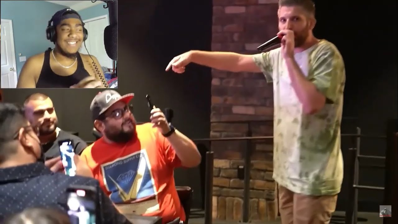 UPCOMING RAPPER REACTS/ 500 PERSON CROWD AND 1 FREESTYLE RAPPER/ H MACK IS A MONSTER!!!