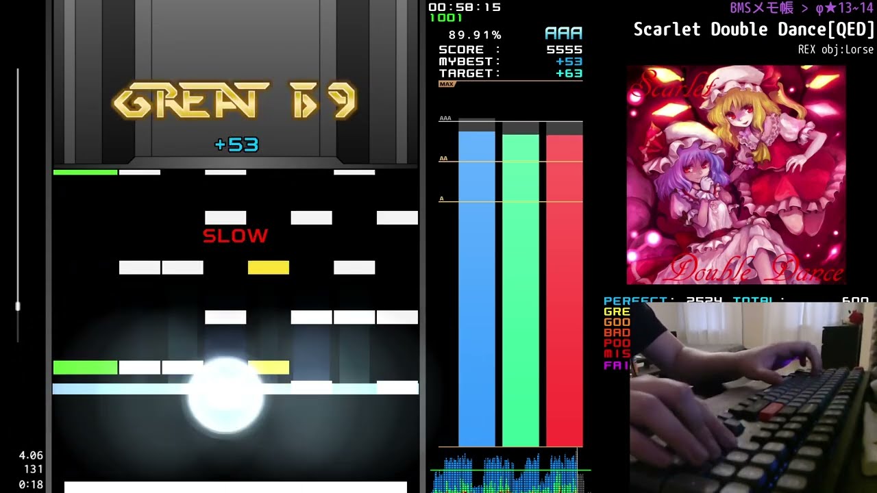 φ★13~14 | Scarlet Double Dance[QED] AAA HC