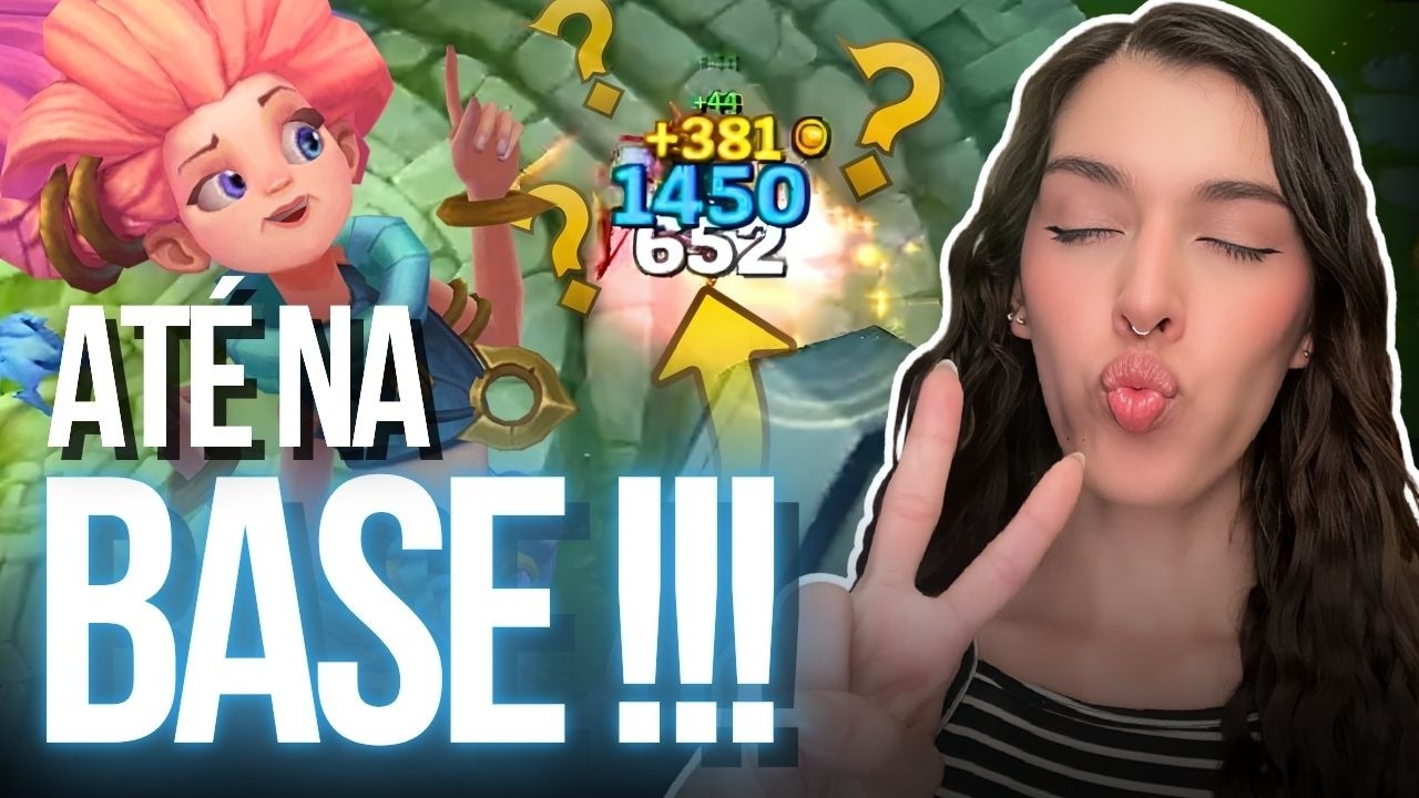 20 KILLS ATÉ NA BASE DELES !! - Mono Zoe League of Legends