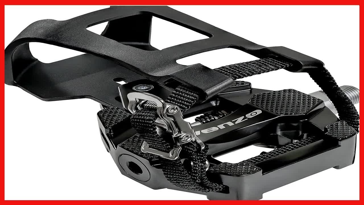 Optimized Spin Bike Pedals with Adjustable Toe Clips for Ultimate Ride Comfort