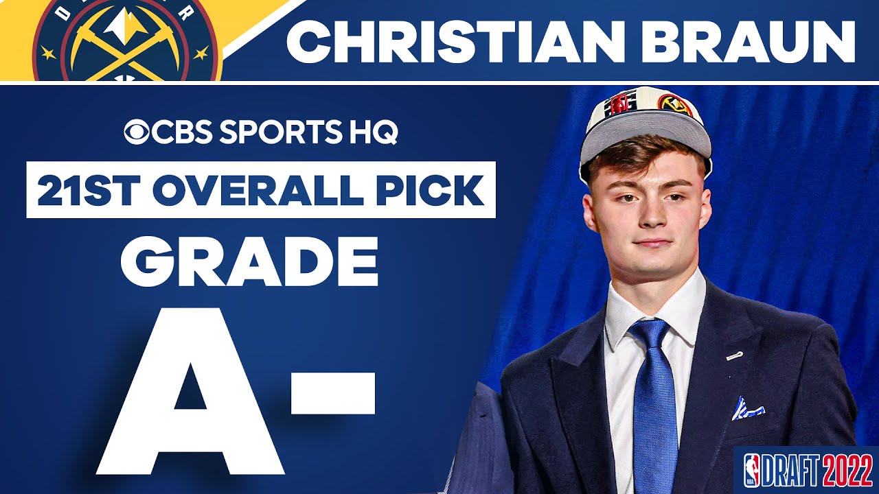 Christian Braun Selected No. 21 Overall by the Denver Nuggets | 2022 NBA Draft | CBS Sports HQ