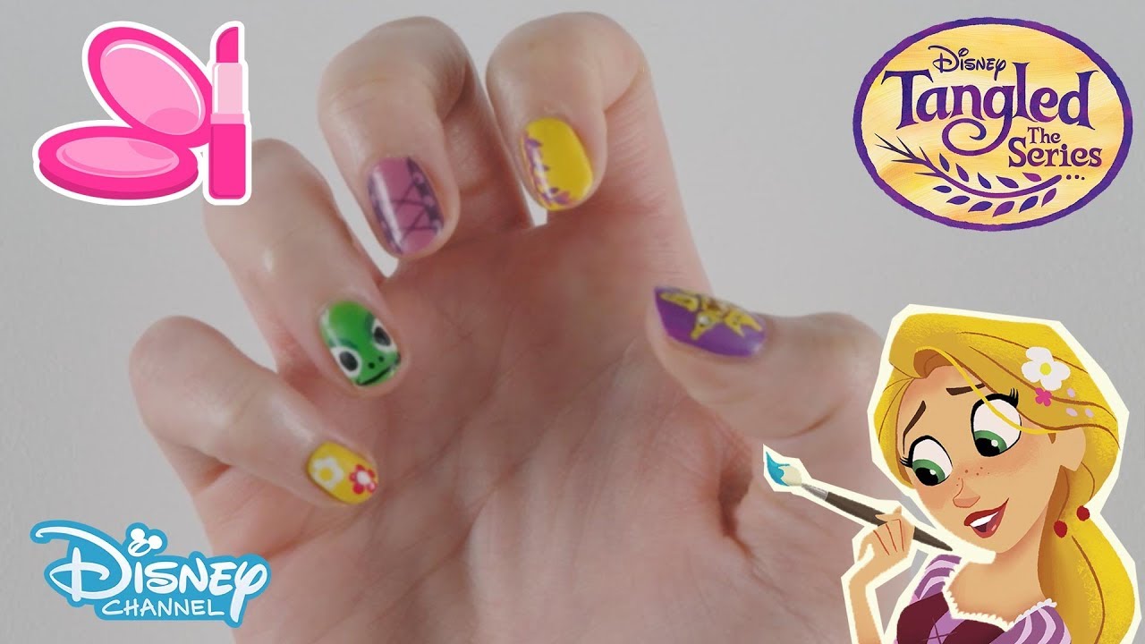 Tangled: The Series | Nail Art Tutorial | Official Disney Channel UK