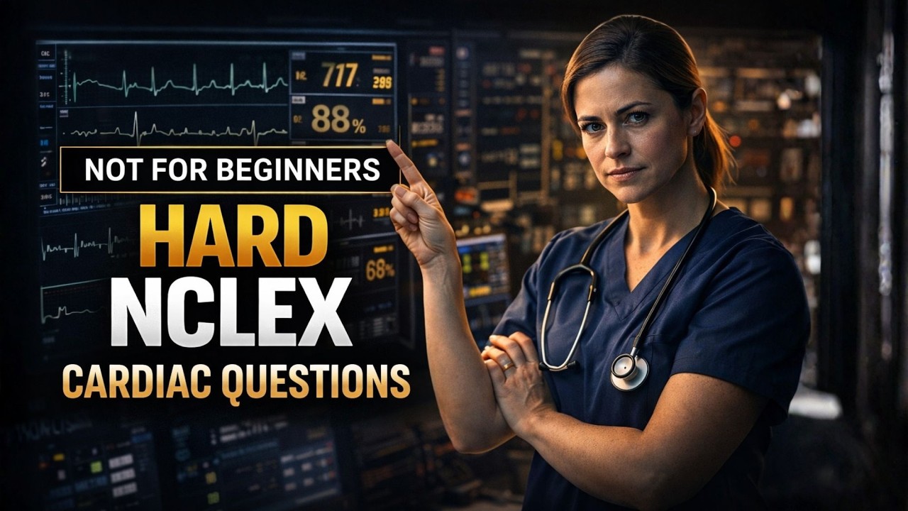 50 NCLEX Cardiac Questions You Will See on Test Day #2026   #education #study #explore #fypシ゚viral