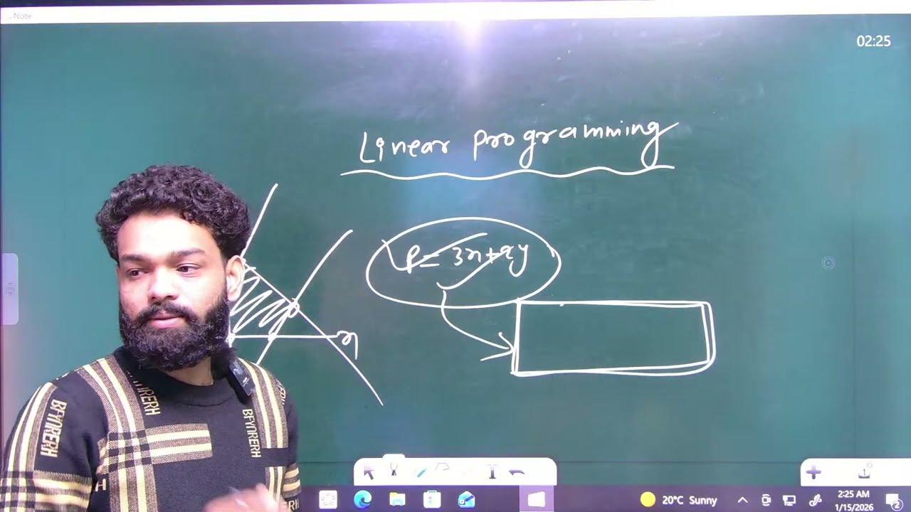Master class For comming see [linear programming from opt math] By:pawan sir