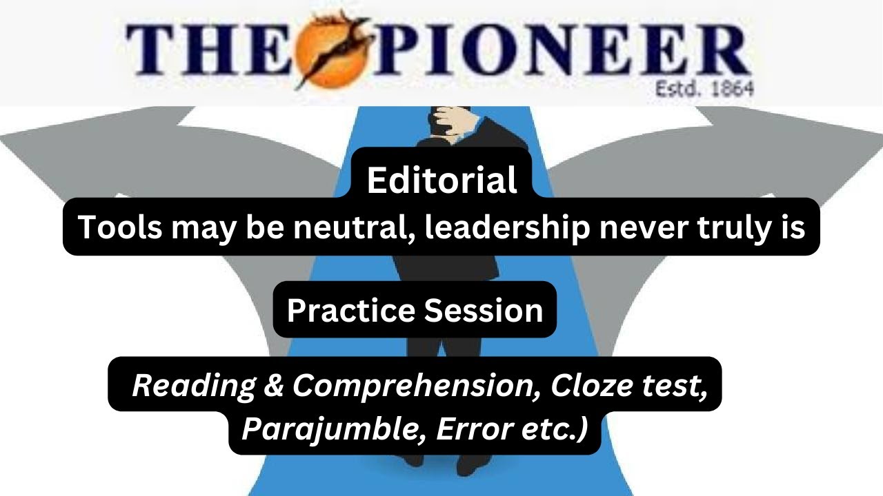 30/01/2026 | Tools may be neutral Leadership never truly is