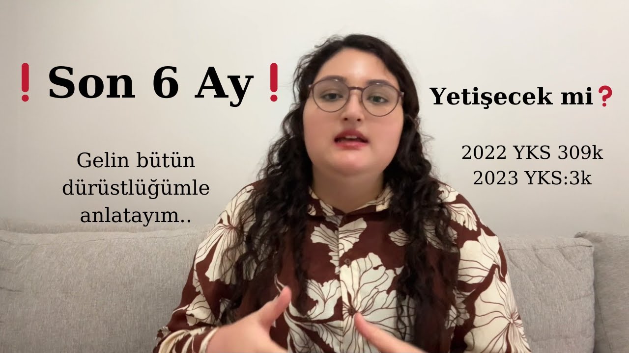 SON 6 AY! | Son 6 Ay Kala Nasıl Yetiştirdim?|Nasıl Çalıştım?|Biraz da Motivasyon #yks2025