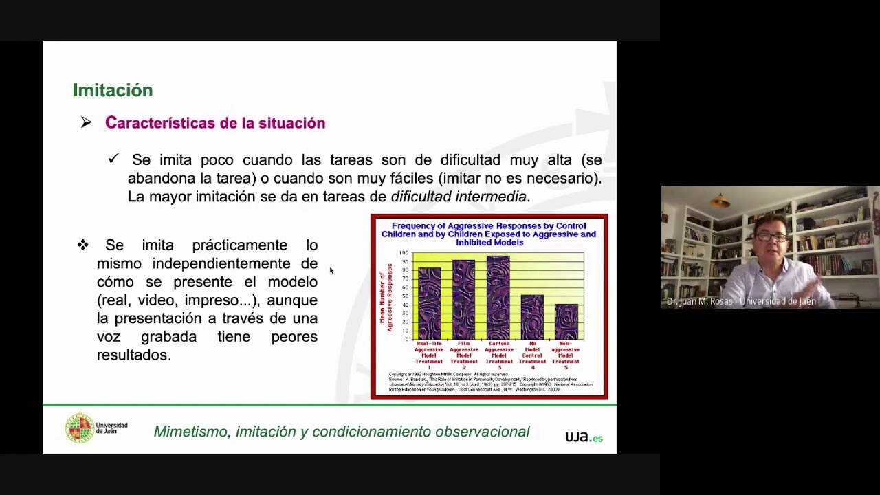 28 Mimetismo imitación y condicionamiento observacional