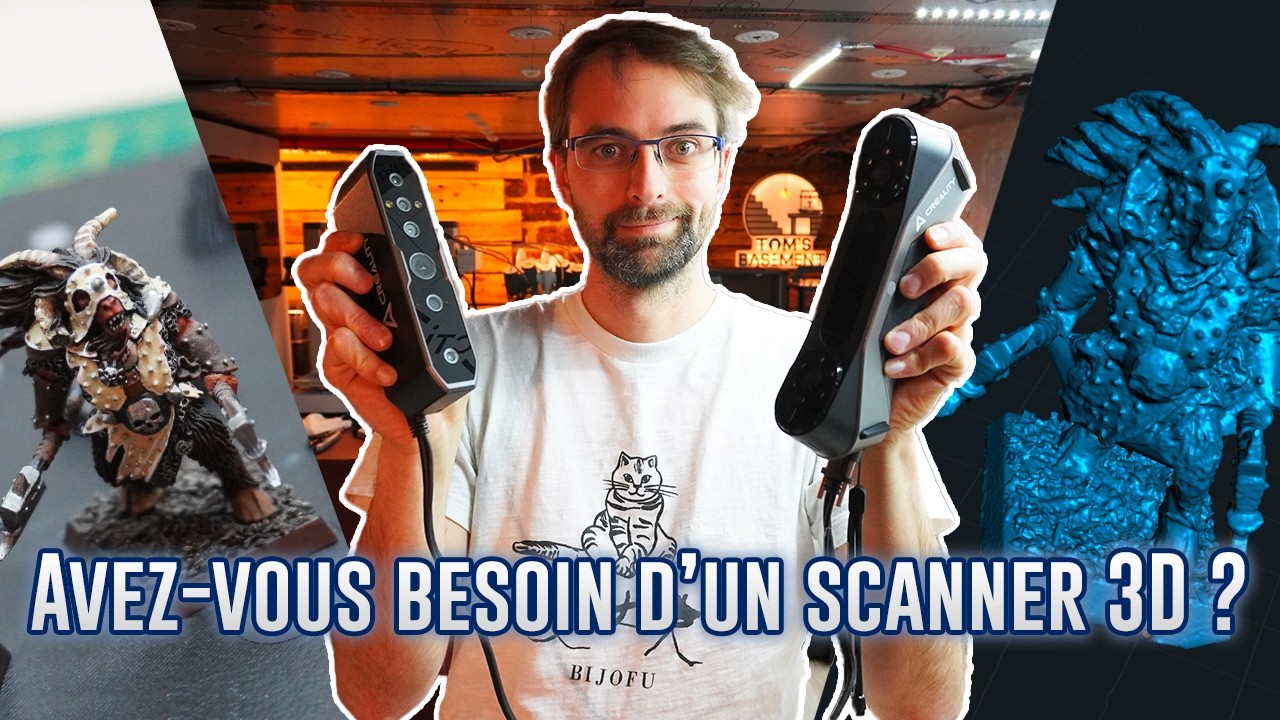 Vous hésitez à acheter un scanner 3D ? Regardez ça avant !