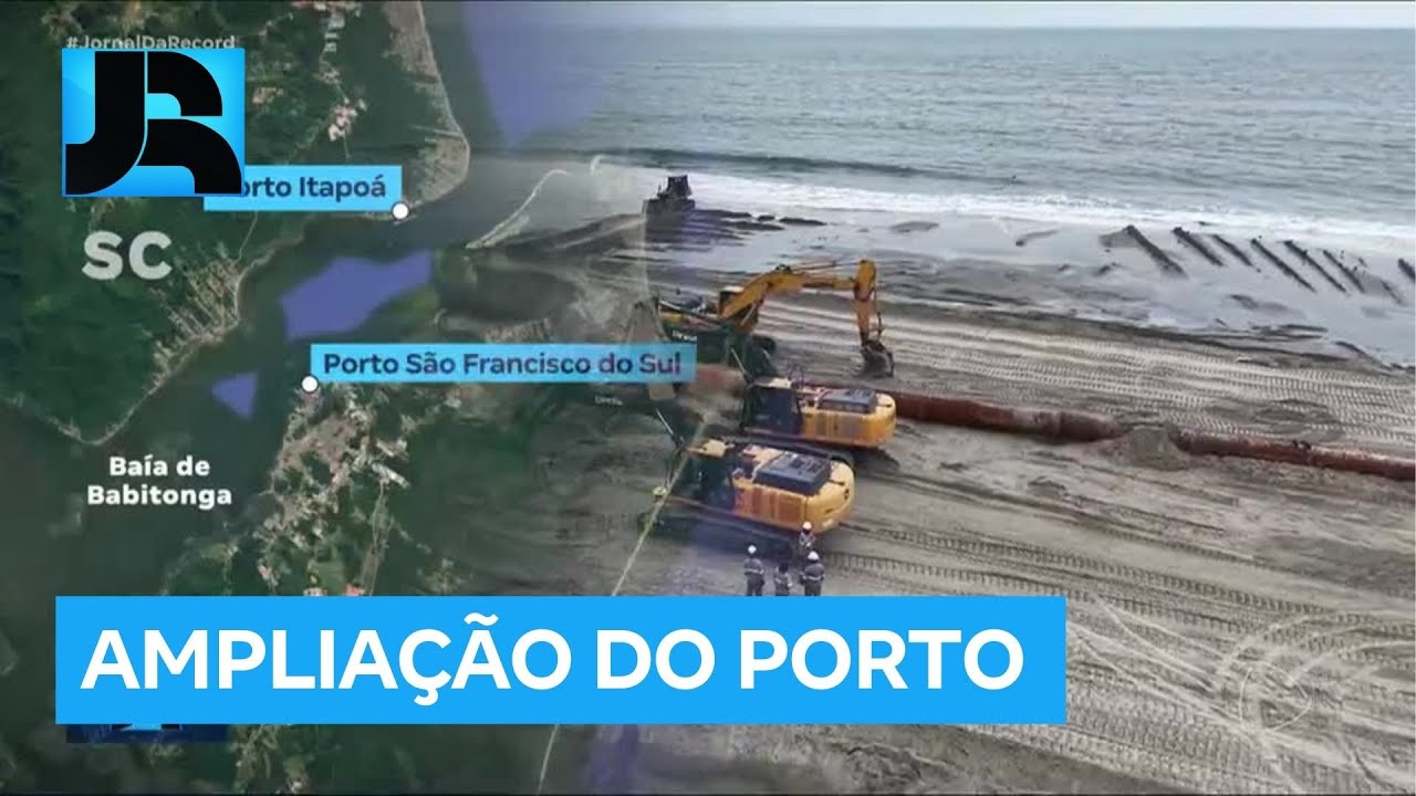 Dragagem de canal vai permitir chegada de navios de grande porte nos portos de Santa Catarina