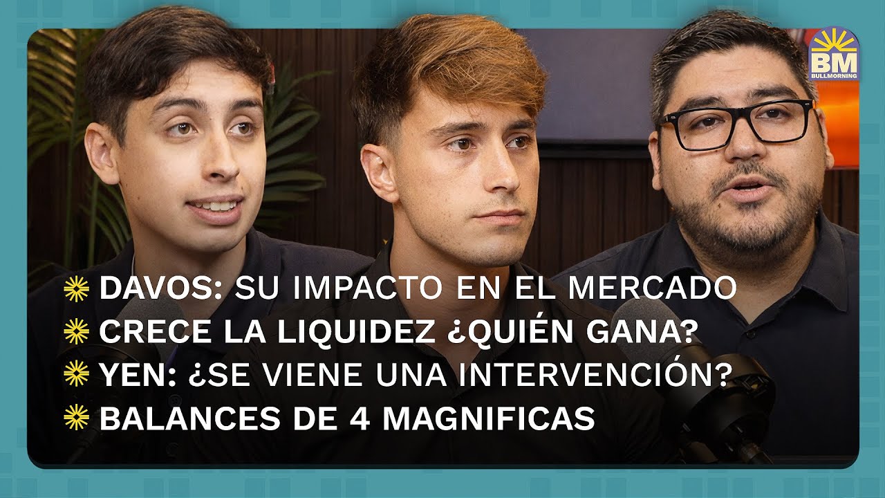 DAVOS 🔴 EL IMPACTO DE LA CUMBRE EN EL MERCADO BURSÁTIL 🟢 ¿QUÉ SE ESPERA? | #BullMorning