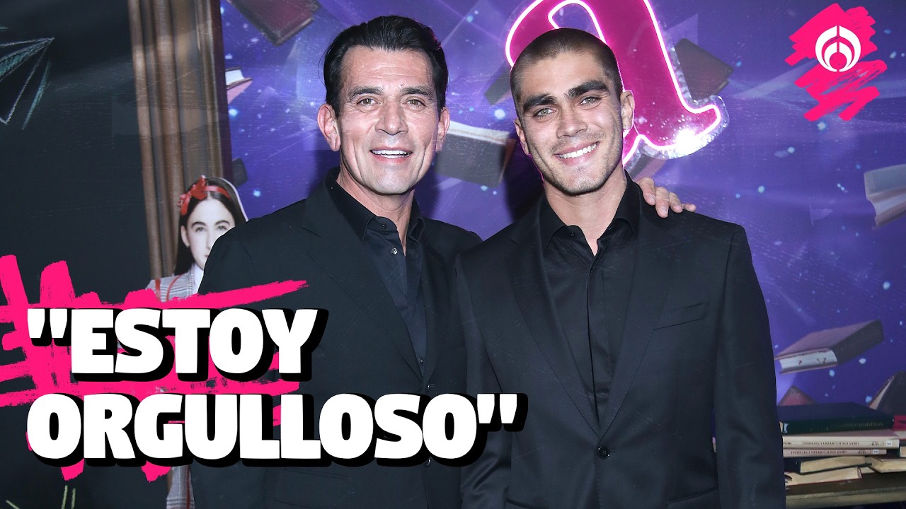 ¡Modelo y actor! Santiago, hijo de Jorge Salinas, en la premier de ‘Matilda’