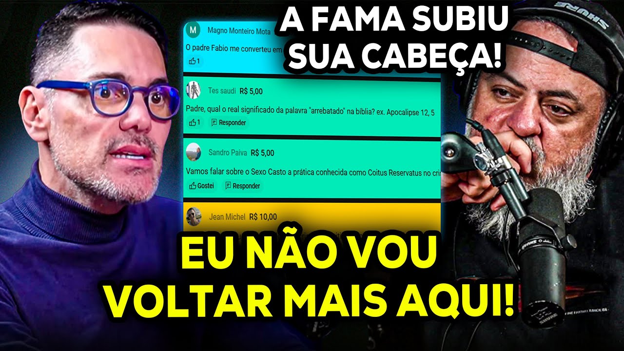 PADRE FÁBIO MARINHO RESPONDE À GALERA DO CHAT E ENTRA EM TRETA COM RODRIGO AO VIVO!
