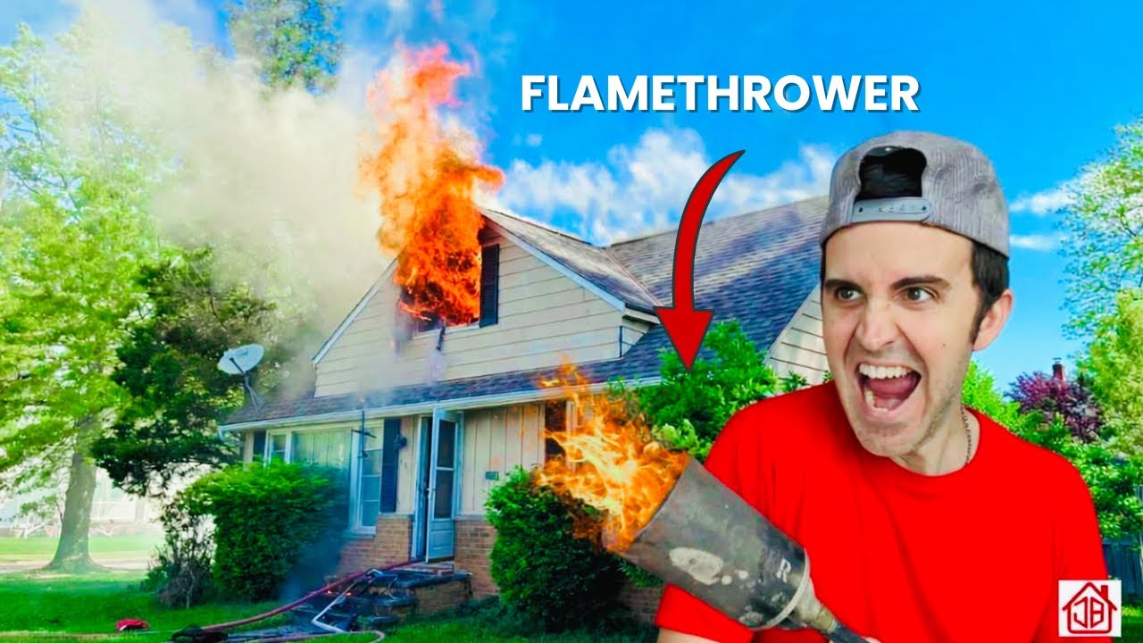 I Torched 4 Home Insulations With A Flamethrower - Which Survived? 