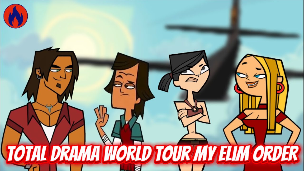 Total Drama World Tour My Elimination Order! | FKTD34! 