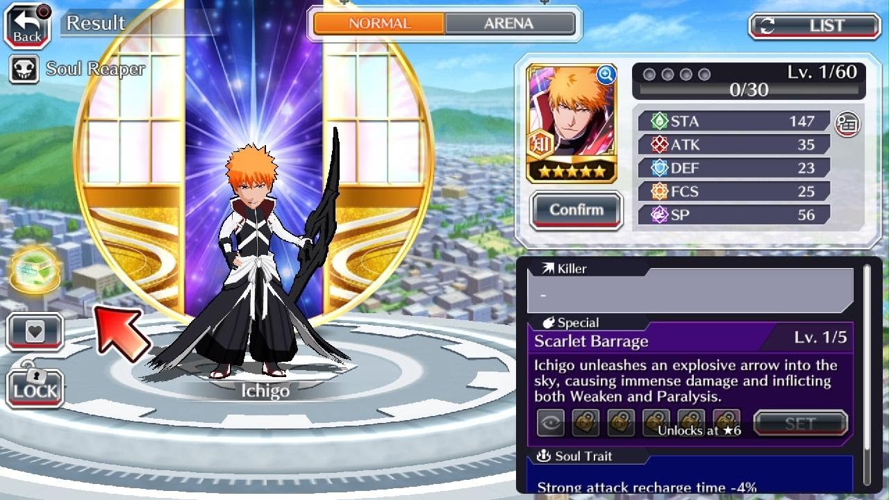 Playing bleach:brave souls for the first time