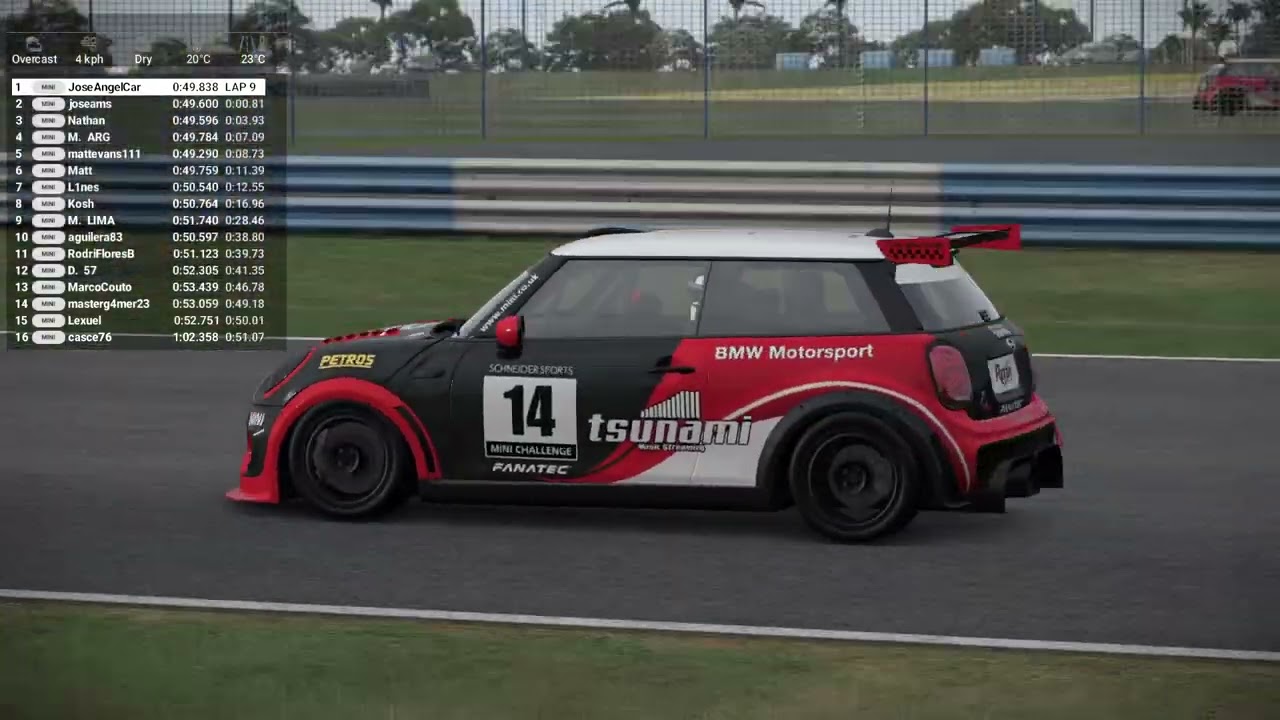 AMS2|P11 Low Fuel Motorsports Race #6-2|JCW Mini Cooper|Goiania Short