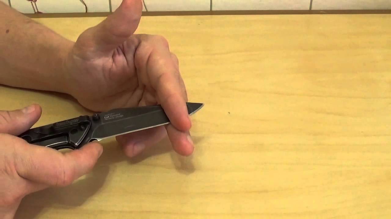 обзор ножа Kershaw Thermite Blackwash 3880BW
