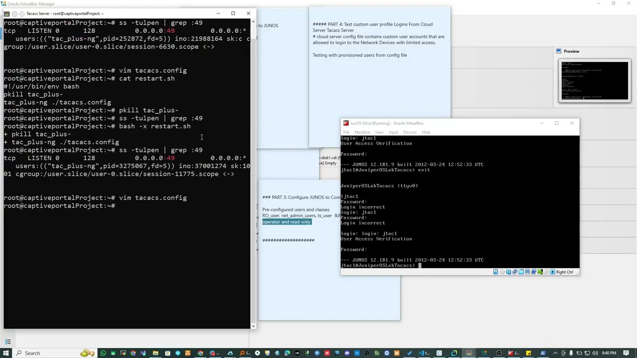 How to Verify Remote TACACS+ Login & Command Authorization on Juniper OS (Part 003)