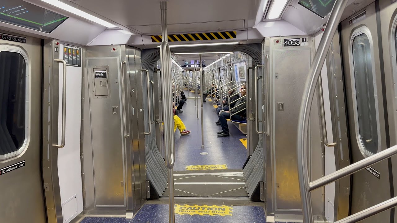 Riding MTA NYC Subway Kawasaki R211T Open Gangway G Train (3/24/25)