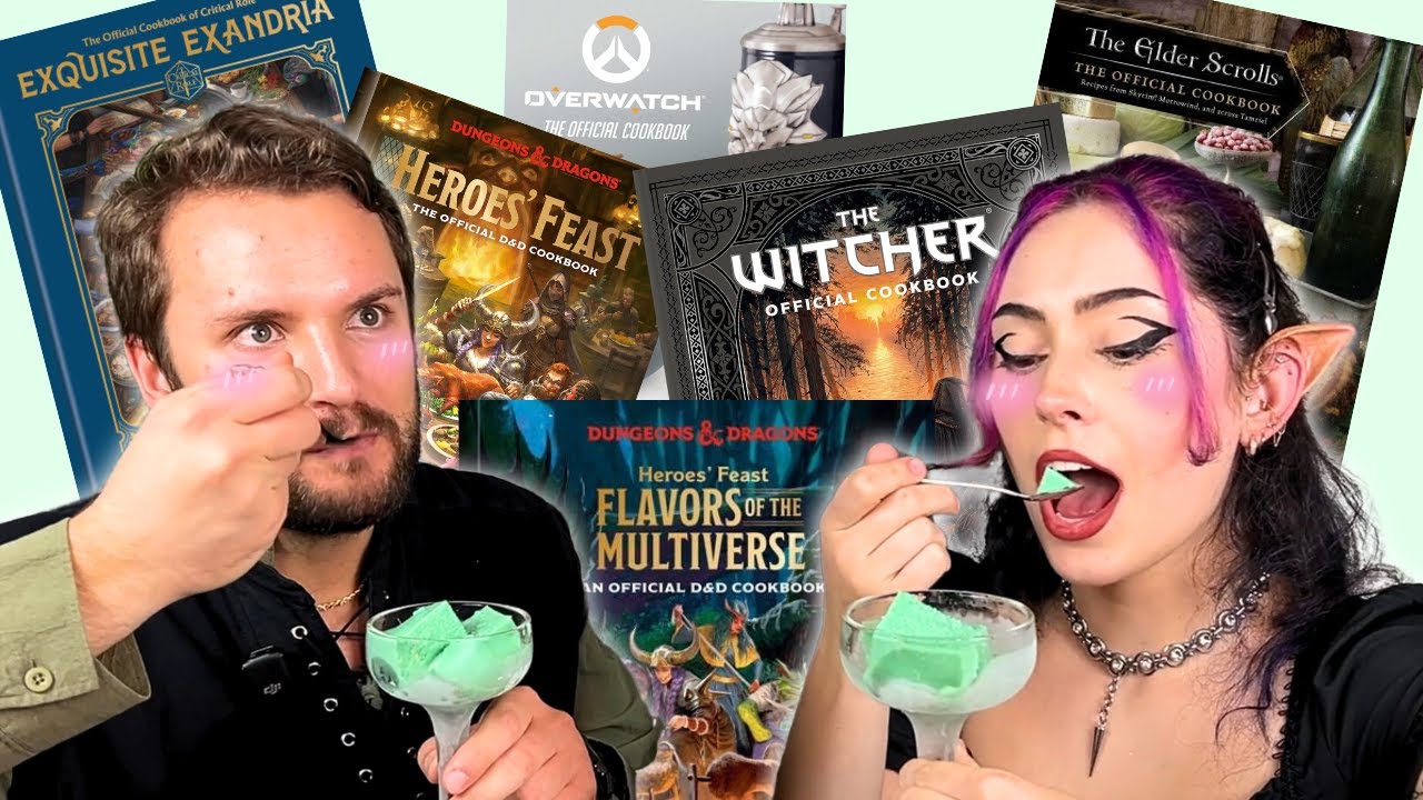 trying recipes from EVERY fantasy cookbook I own