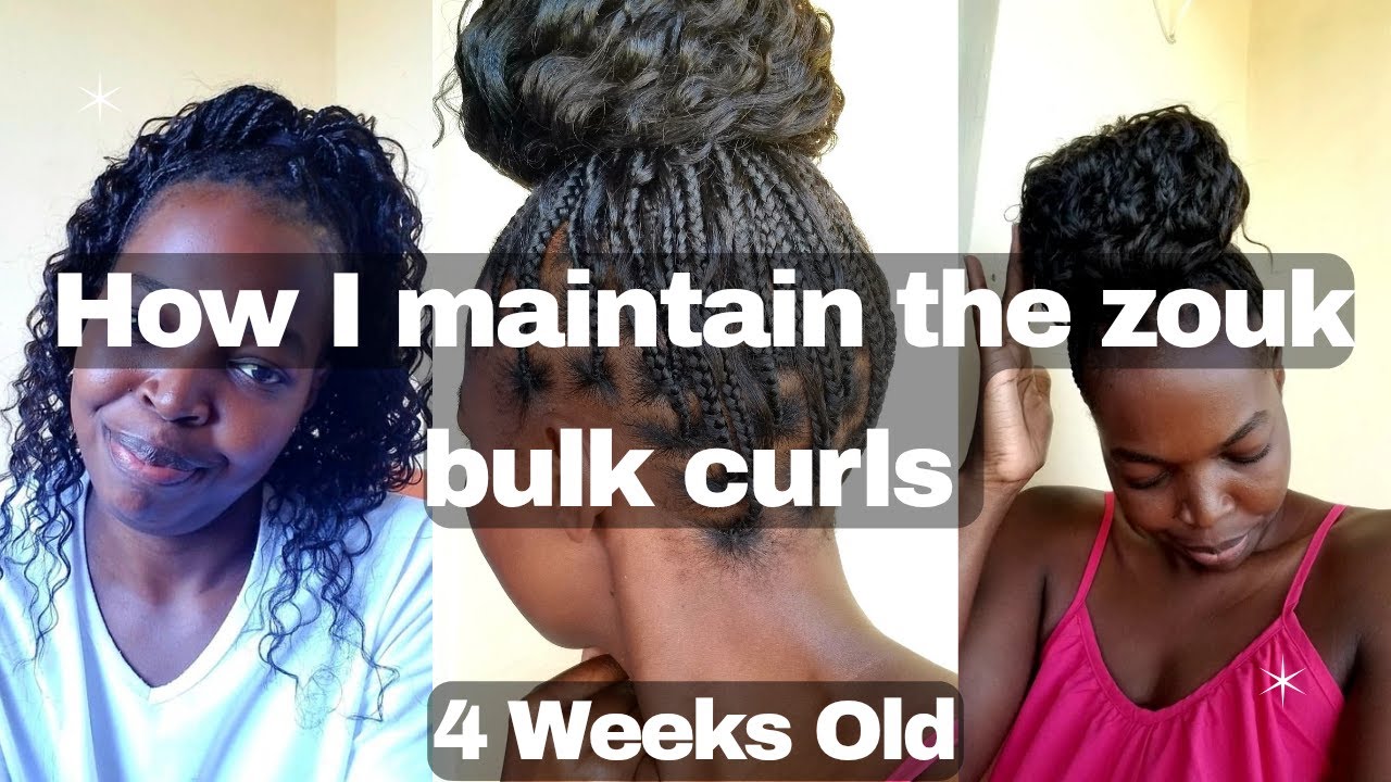 4 Weeks Later! How I Maintain My Miracle Knots (Zouk Bulk Curls)