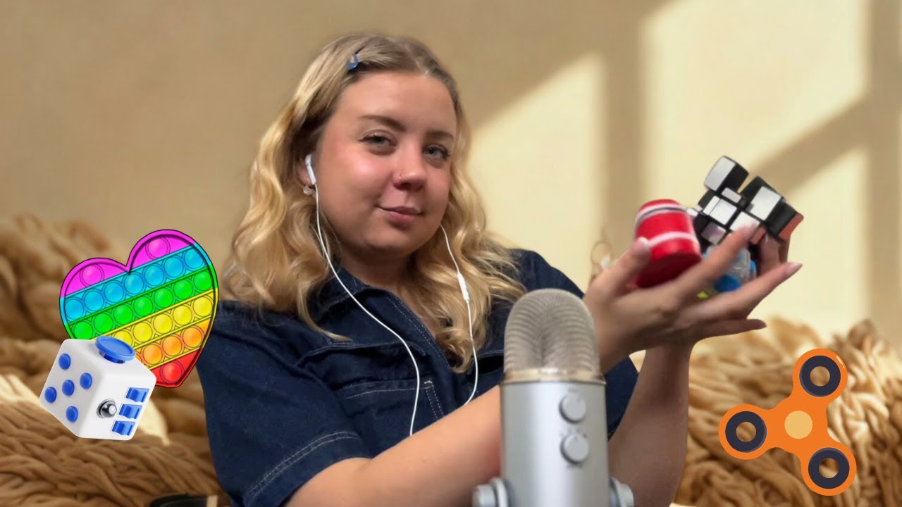 ASMR Satisfying Fidget Toy Sounds (Clicking, Squishing, Tapping)