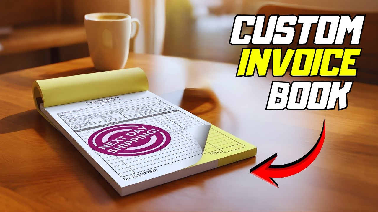 Carbonless NCR Receipt Book Review | 5.5 x 8.5 Custom Invoice Forms