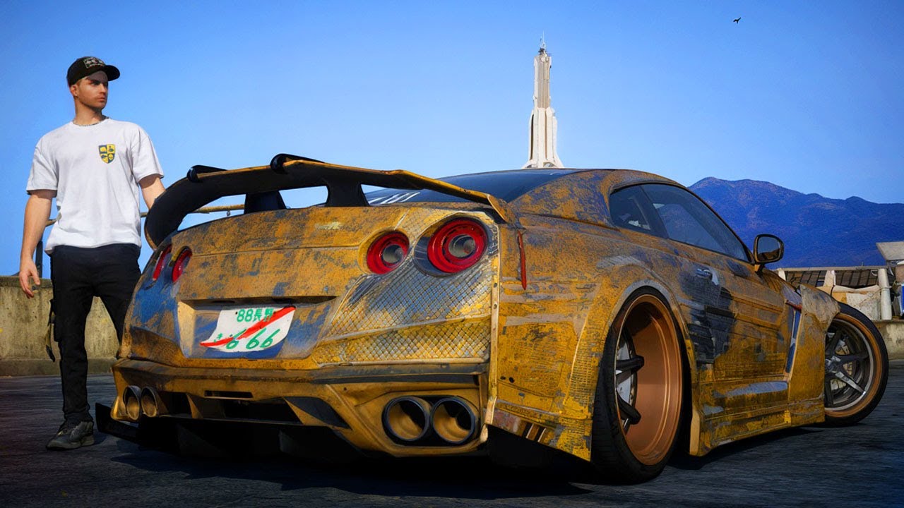 GTA 5: VIDA DE RICO - ENCONTREI o CARRO de OURO?!?!- #23