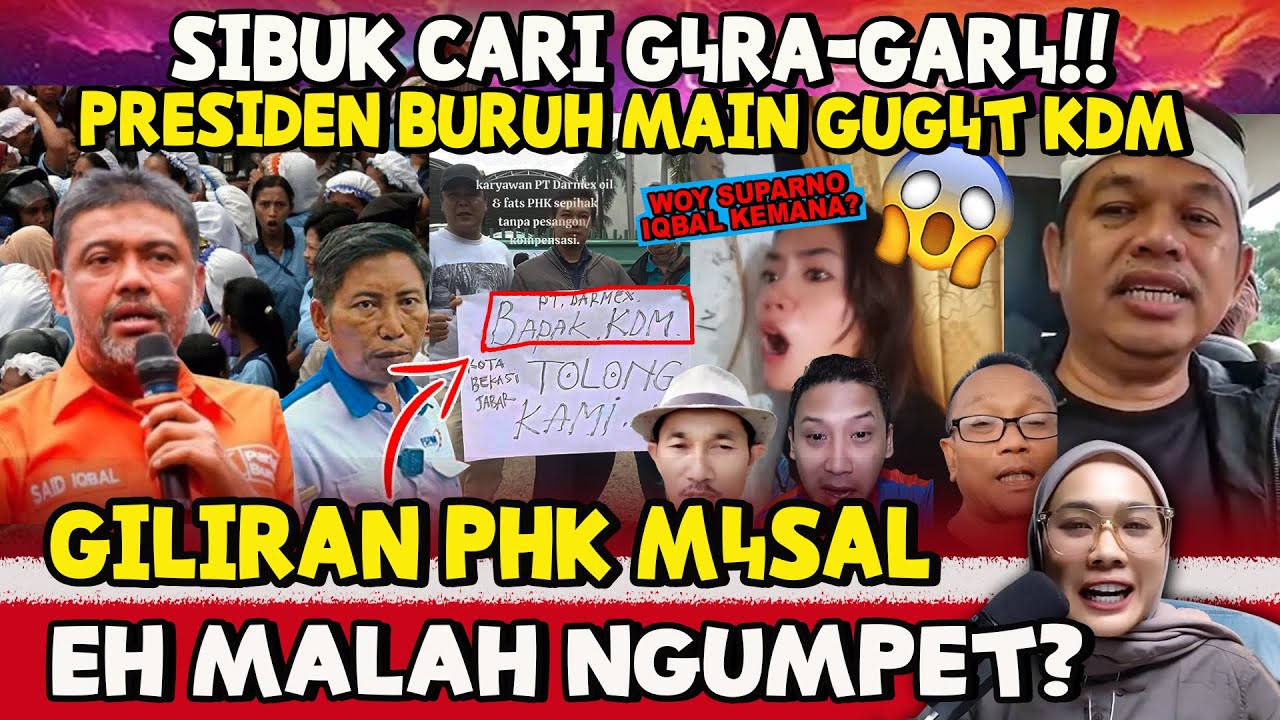 PAR4H! TOB4T MANG‼️NONGOL GUGAT KDM KE PTUN ! WAKTU BURUH DI PHK M4S4L ENTE KEMANA?? WKWK