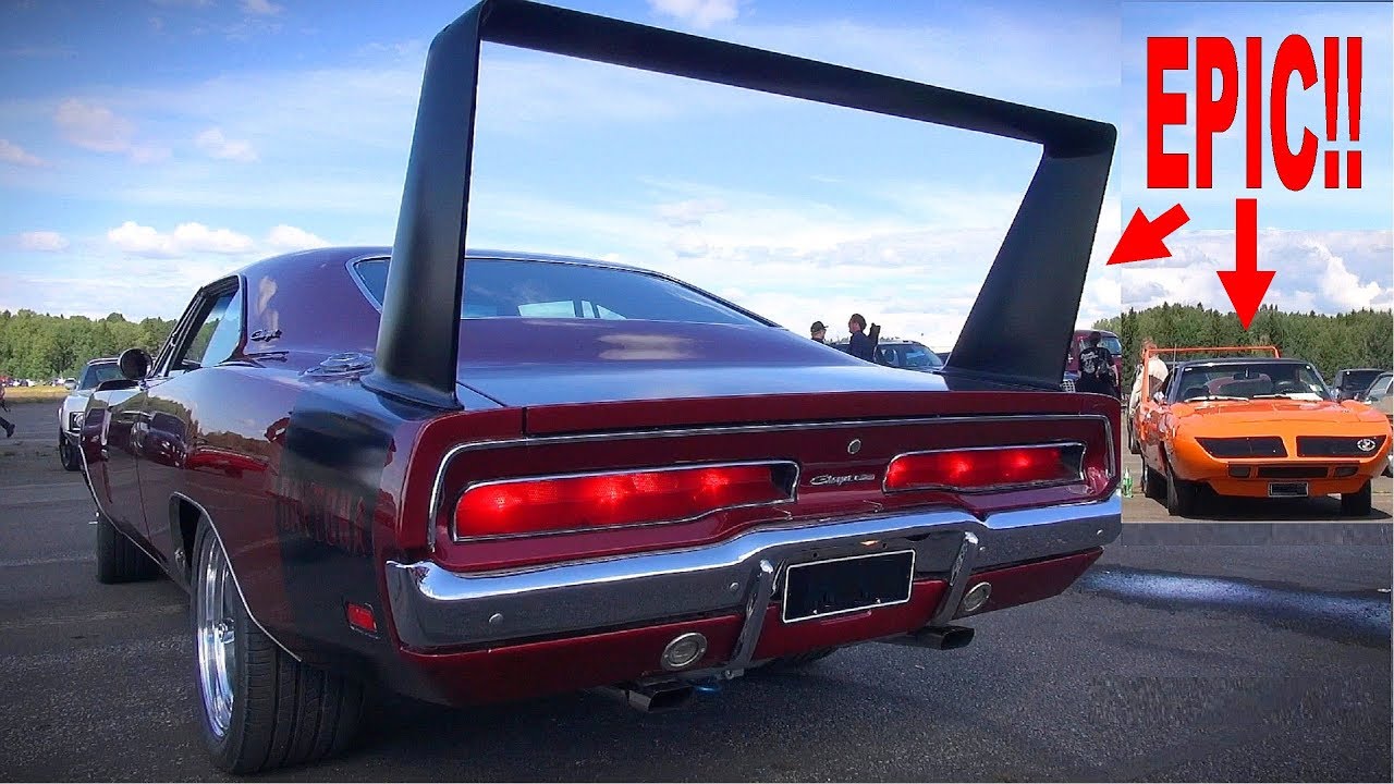 TWO MOST EXTREME MOPARS EVER!! Dodge Daytona Hemi - Plymouth Superbird | V8 Sound! |