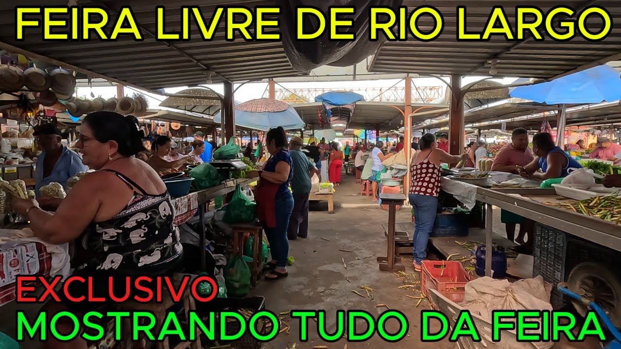 FEIRA DE RIO LARGO - AL | MOSTRANDO TUDO DA FEIRA | 4K UHD