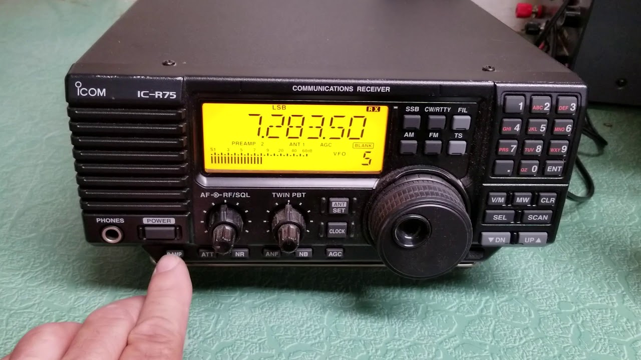 Icom IC-R75 Communications Receiver