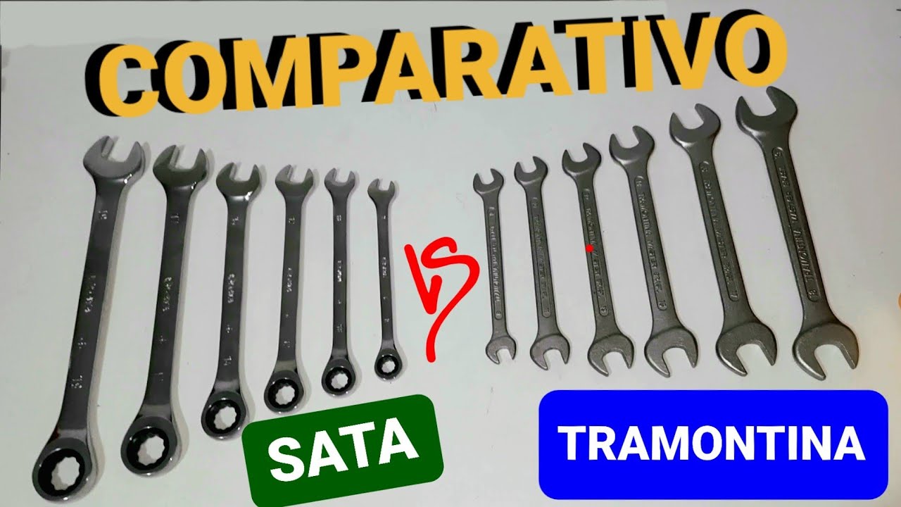COMPARATIVO DE CHAVES SATA VS TRAMONTINA MASTER