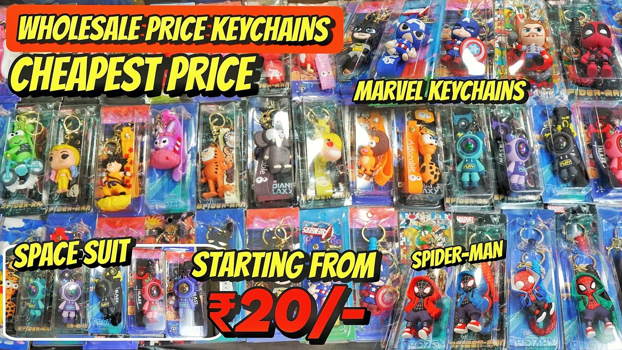ऐसे Kechains इतने सस्ते में कही नहीं😍 Cheapest Price Keychains in Delhi😱 | keychain market in Delhi