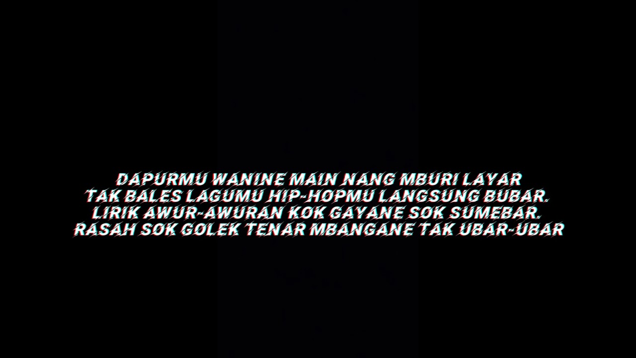 -BUBAR SEDULURAN-HIP-HOP DUGAL