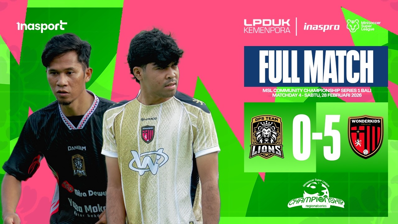 WONDERKIDS VF DENPASAR LIONS | MINI SOCCER LEAGUE BALI 2026 | MATCHDAY 4
